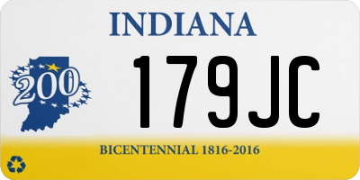 IN license plate 179JC