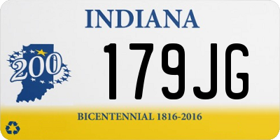 IN license plate 179JG