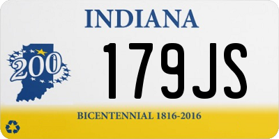 IN license plate 179JS