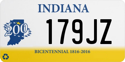 IN license plate 179JZ