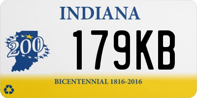 IN license plate 179KB