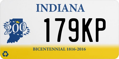 IN license plate 179KP