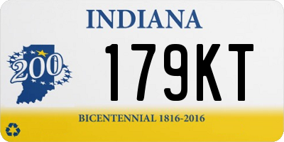 IN license plate 179KT