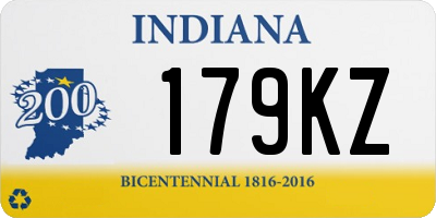 IN license plate 179KZ