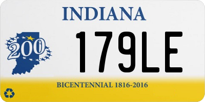 IN license plate 179LE