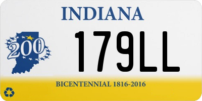 IN license plate 179LL
