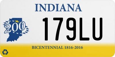 IN license plate 179LU