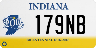 IN license plate 179NB