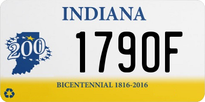 IN license plate 179OF