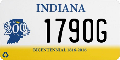 IN license plate 179OG