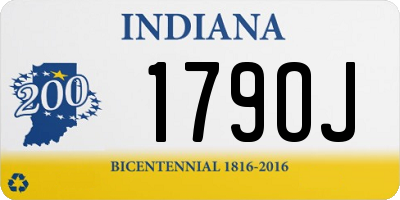 IN license plate 179OJ