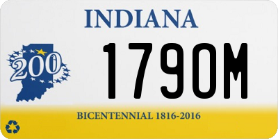 IN license plate 179OM