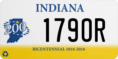 IN license plate 179OR