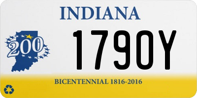 IN license plate 179OY