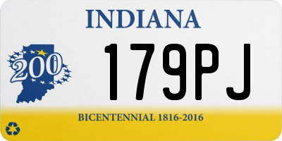 IN license plate 179PJ