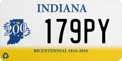 IN license plate 179PY