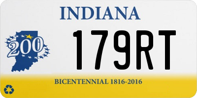 IN license plate 179RT