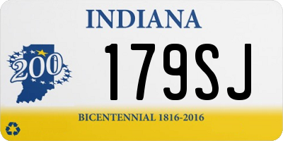 IN license plate 179SJ