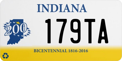 IN license plate 179TA