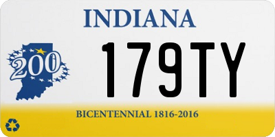 IN license plate 179TY