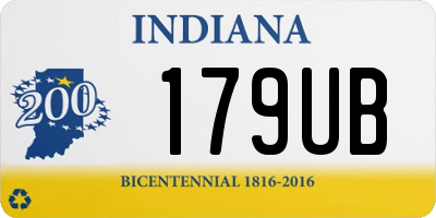 IN license plate 179UB