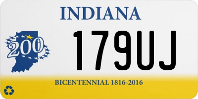 IN license plate 179UJ