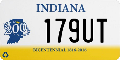 IN license plate 179UT