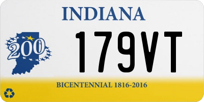 IN license plate 179VT