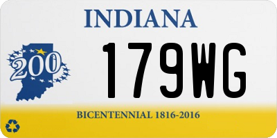 IN license plate 179WG