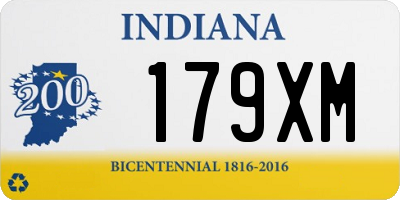 IN license plate 179XM