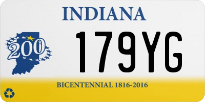 IN license plate 179YG