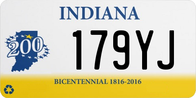 IN license plate 179YJ
