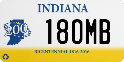IN license plate 180MB