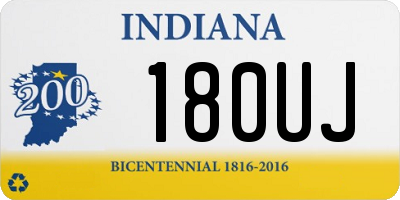 IN license plate 180UJ