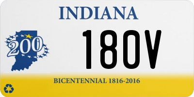 IN license plate 180V