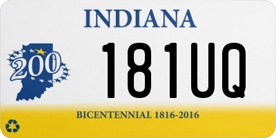 IN license plate 181UQ