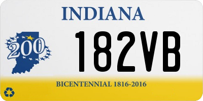 IN license plate 182VB