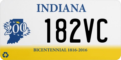 IN license plate 182VC