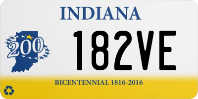 IN license plate 182VE