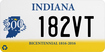 IN license plate 182VT