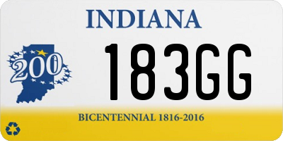 IN license plate 183GG