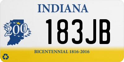 IN license plate 183JB