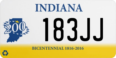 IN license plate 183JJ