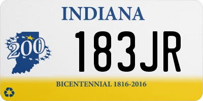 IN license plate 183JR
