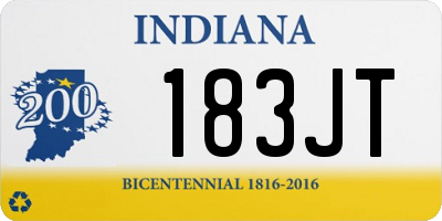 IN license plate 183JT