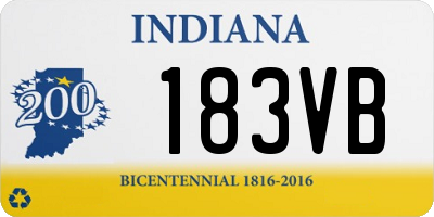 IN license plate 183VB