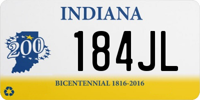 IN license plate 184JL