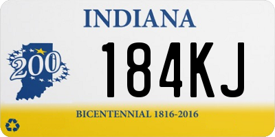 IN license plate 184KJ