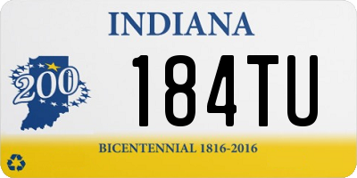 IN license plate 184TU