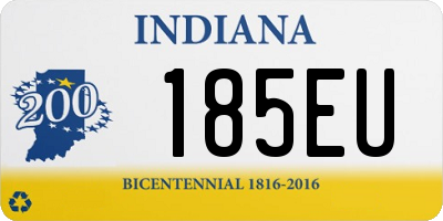 IN license plate 185EU